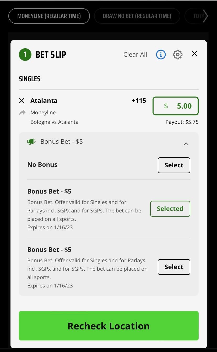 How do I use a Bonus Bet? (US) DraftKings Help Center (US)