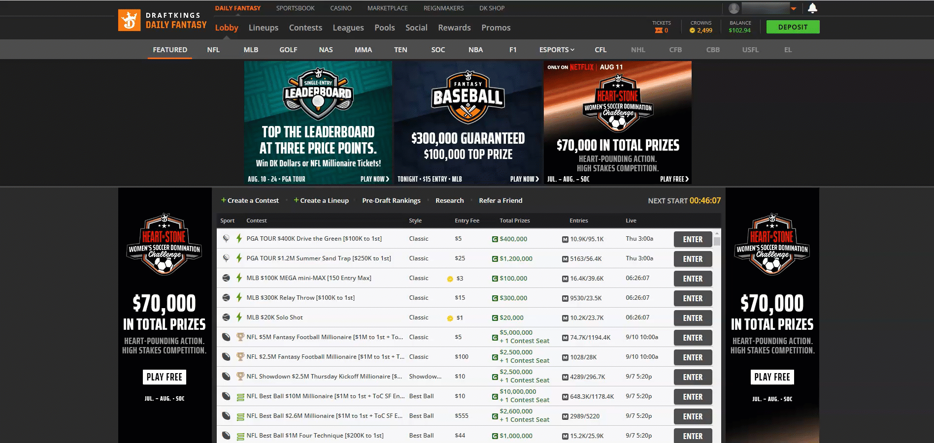 How to set Max Entry Limit on DraftKings Fantasy Sports website.gif