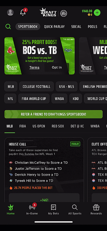 How to navigate DraftKings app to withdraw funds