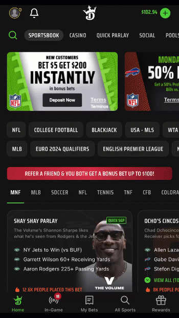 How to set deposit limits on the DraftKings Sportsbook app