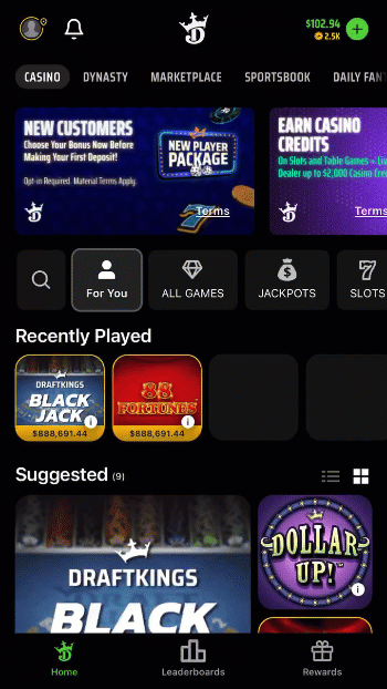 How to set deposit limits on DraftKings Casino app