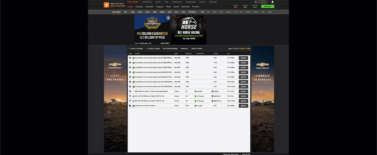 A visual walkthrough on how to change your email on the DraftKings website within the account settings