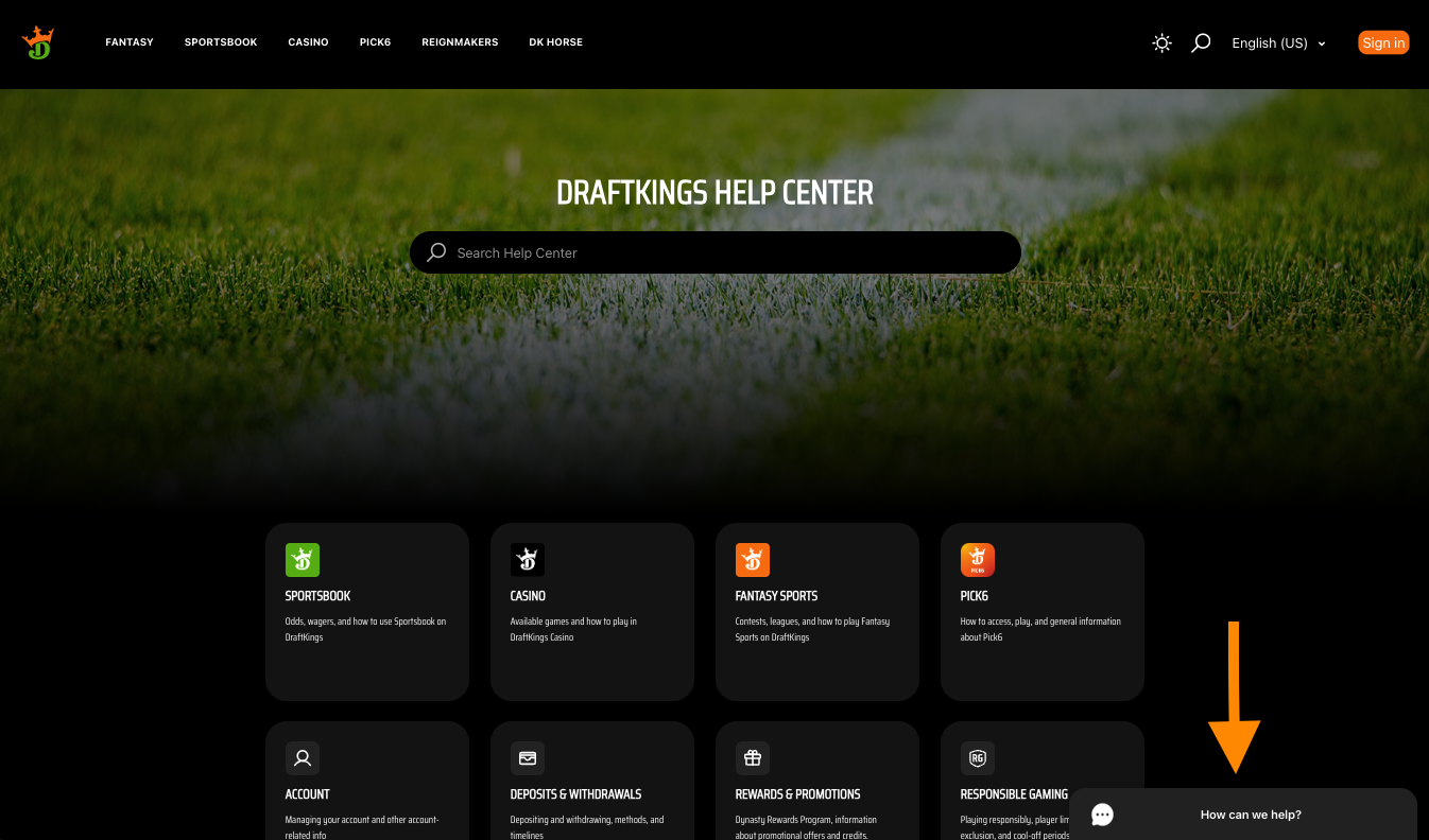 How do I contact DraftKings Customer Support? (US) – DraftKings Help Center (US)